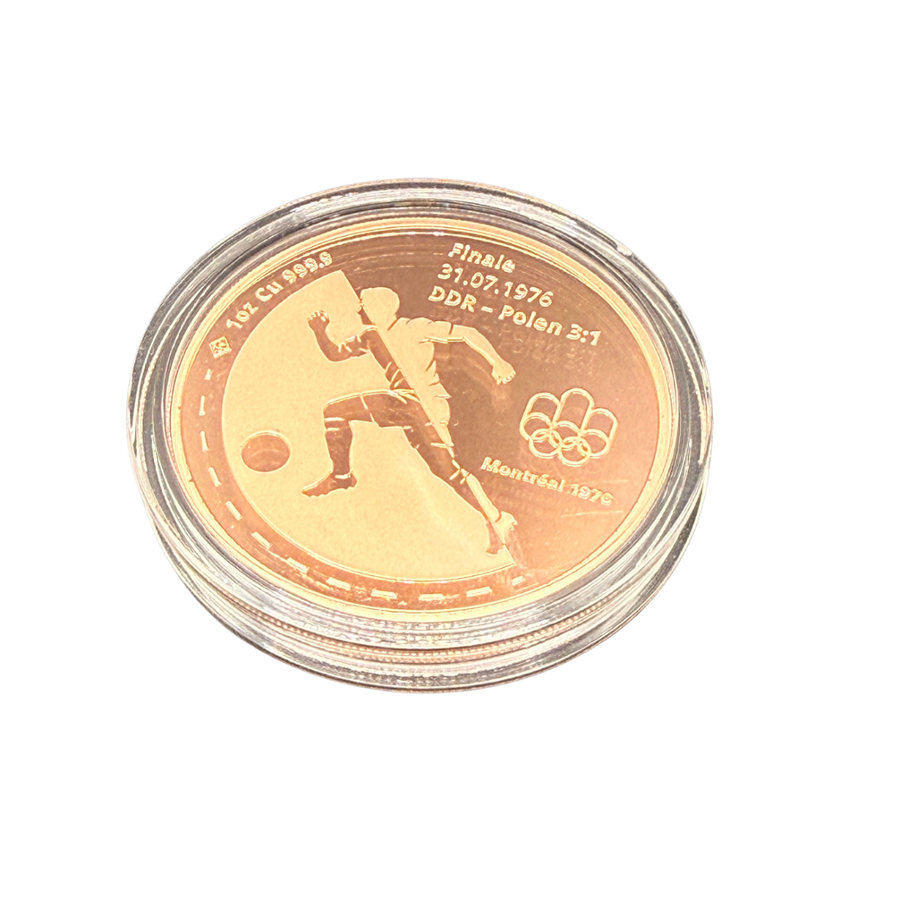 Kupfermedaille "Montreal 1976" – 10er-Set
